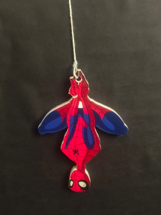 spiderman hanging / keychain
